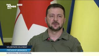 Ukraine : Zelenski évoque une contre-offensive en cours