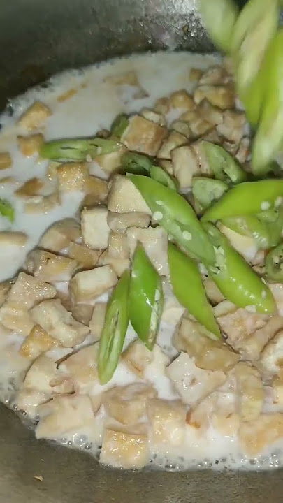 Tokwa(Tufo)  with coconut recipe/Ginataang Tokwa #healthy #tokwarecipes #tokwa #coconutrecipes #tufo