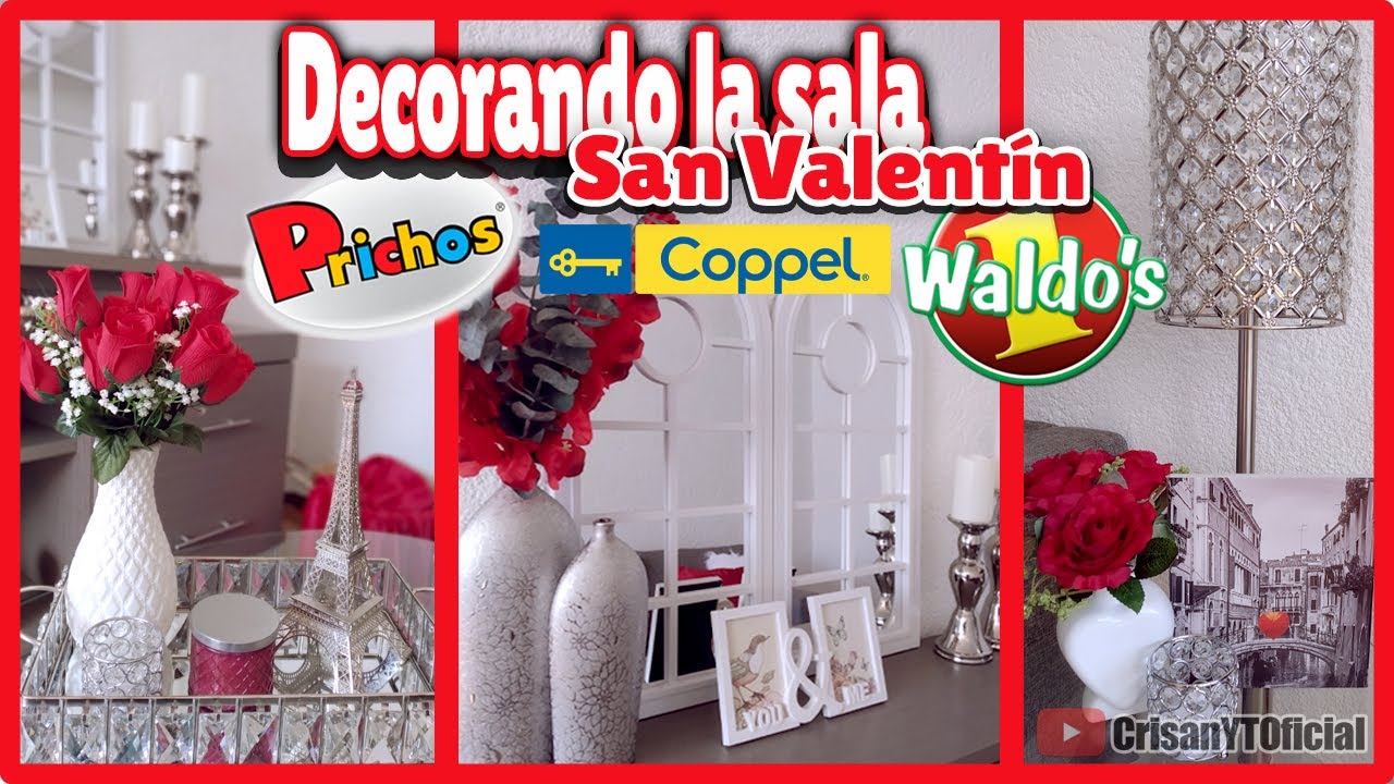 🗼🌹Ideas para decorar SALA PEQUEÑA con cosas de Prichos, Waldo's y Coppel | Crisan Oficial