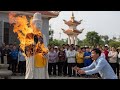 Hiện Tượng Kỳ Bí Ở Đồng Nai: Tượng Quan Âm Tự Bốc Cháy Trước Mắt Hơn 300 Người Dân