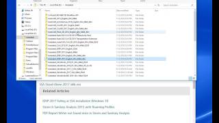 Autodesk Storm and Sanitary Analysis 2017 -- Error 1722