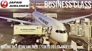 Japan Airlines Business Class Boeing 787-Dreamliner | Tokyo Narita to Los Angeles