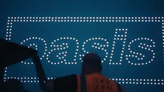 Celestial flies Oasis Live '25 Tour Drone Show | Manchester