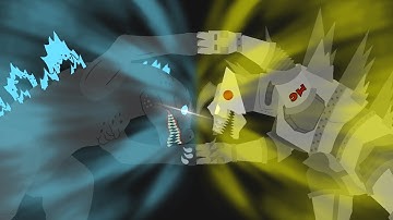 Godzilla vs MechaGodzilla || Stick Nodes Godzilla Short Film