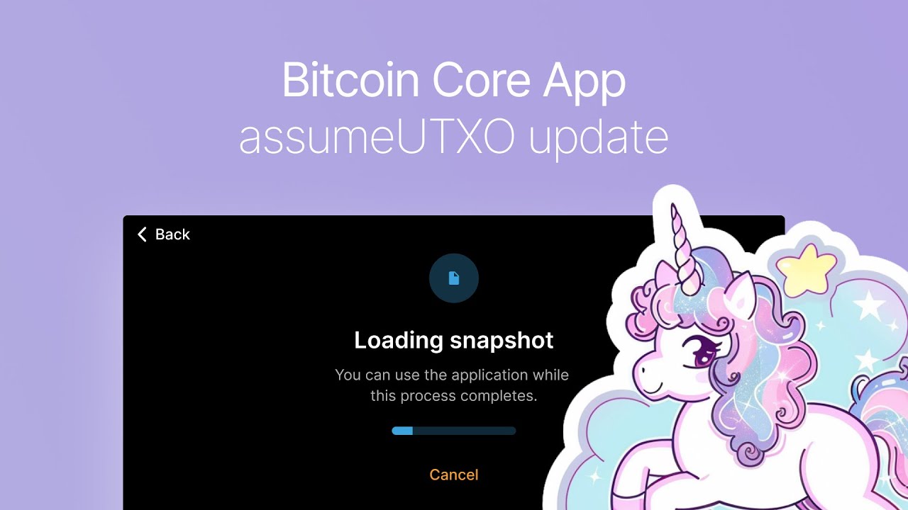 Bitcoin Core App - snapshot/assumeUTXO design update (another one)