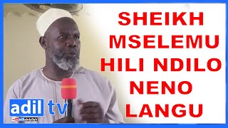 SHEIKH: MSELEM BIN ALY HILI. NDILO NENO LANGU