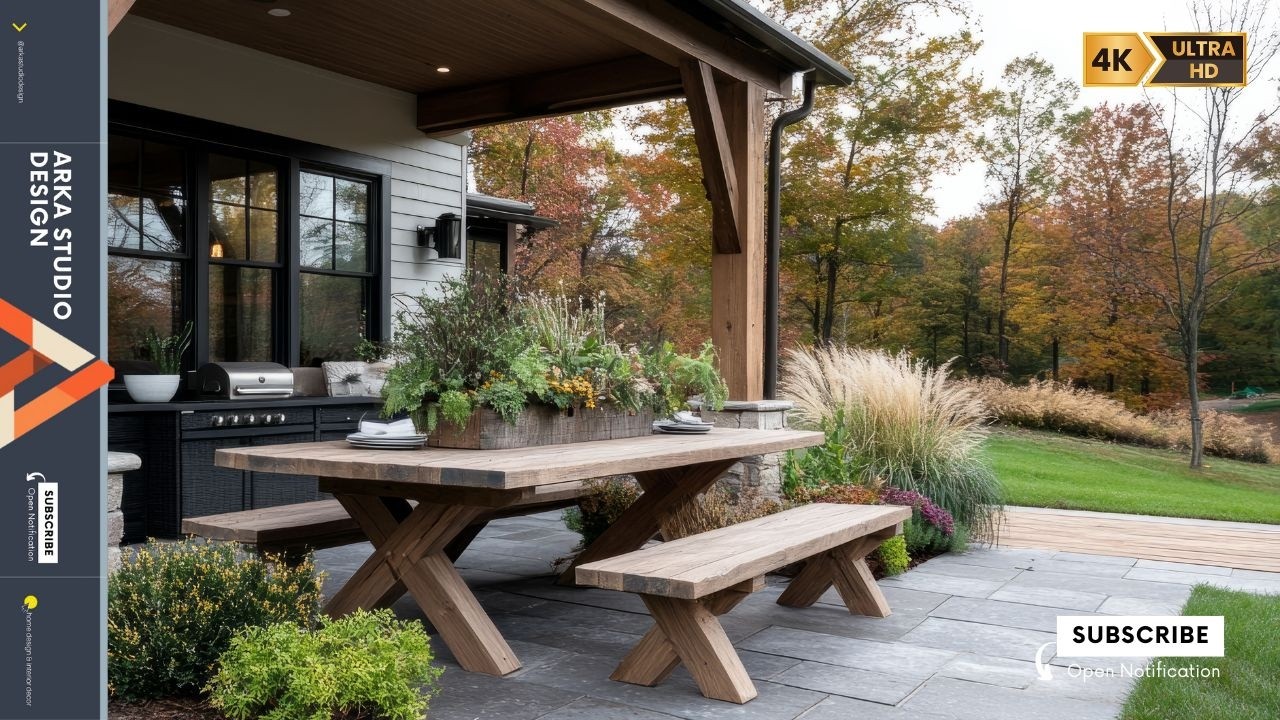 Rustic Vintage Outdoor Kitchen Makeover: Ideas for a Cozy Dining Experience