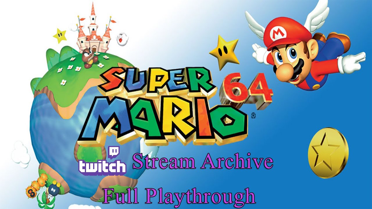 Super Mario 64 (Full 120 Star Playthrough) | Reliving My Childhood!