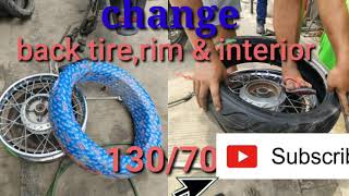 change tire &amp; rim supremo 150cc.CADALZO BLOGGER