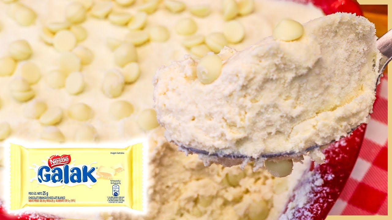 MOUSSE DE CHOCOLATE BRANCO DELICIOSO E FÁCIL I Receitas de Pai