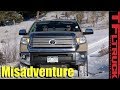 Can The Toyota Tundra TRD Off-Road Make It Up a Snowy Cliffhanger?