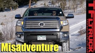 Can The Toyota Tundra TRD OffRoad Make It Up a Snowy Cliffhanger?