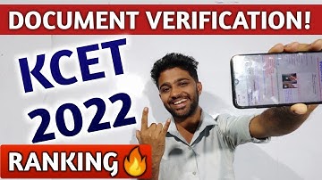 KCET Document Verification 2022 | Engineering Ranking | EDUcare Karnataka