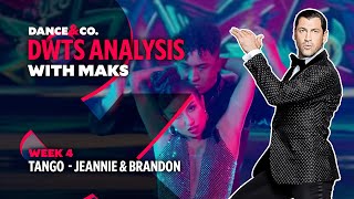 DWTS MAKS ANALYSIS: Week 4 - Jeannie Mai \& Brandon Armstrong's Tango