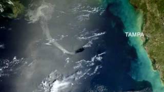 Exclusive Satellite Zoom Of Oil Spill From The Bp Deepwater Horizon Rigs Wellhead