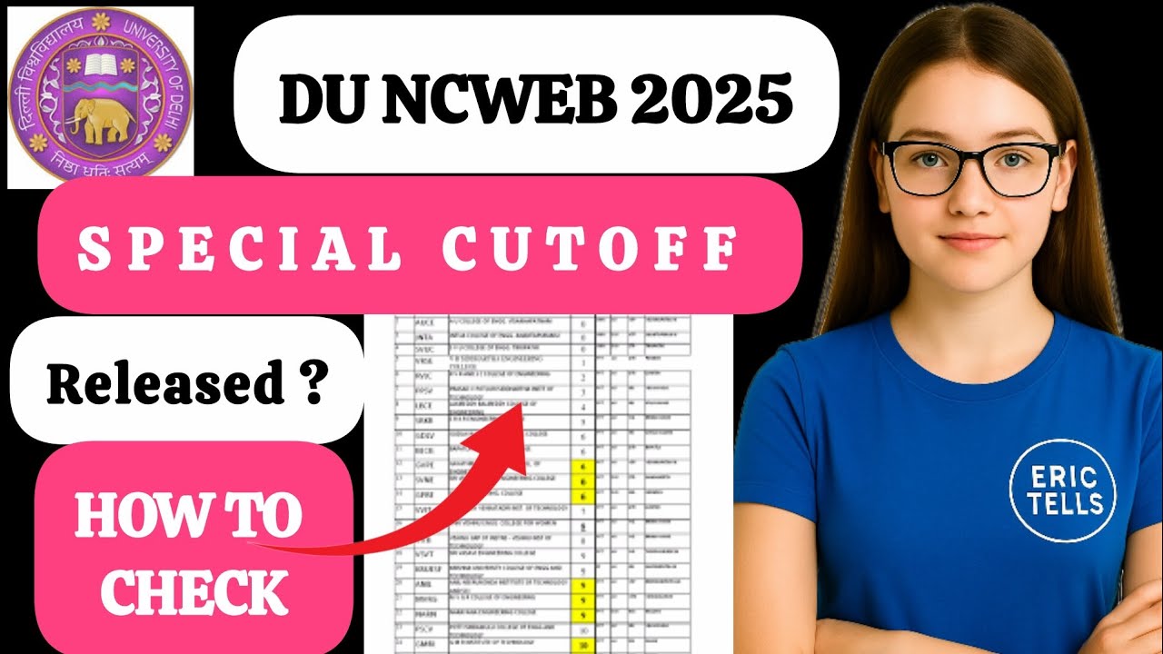 du ncweb special cutoff 2025 | how to check du ncweb special cutoff 2025