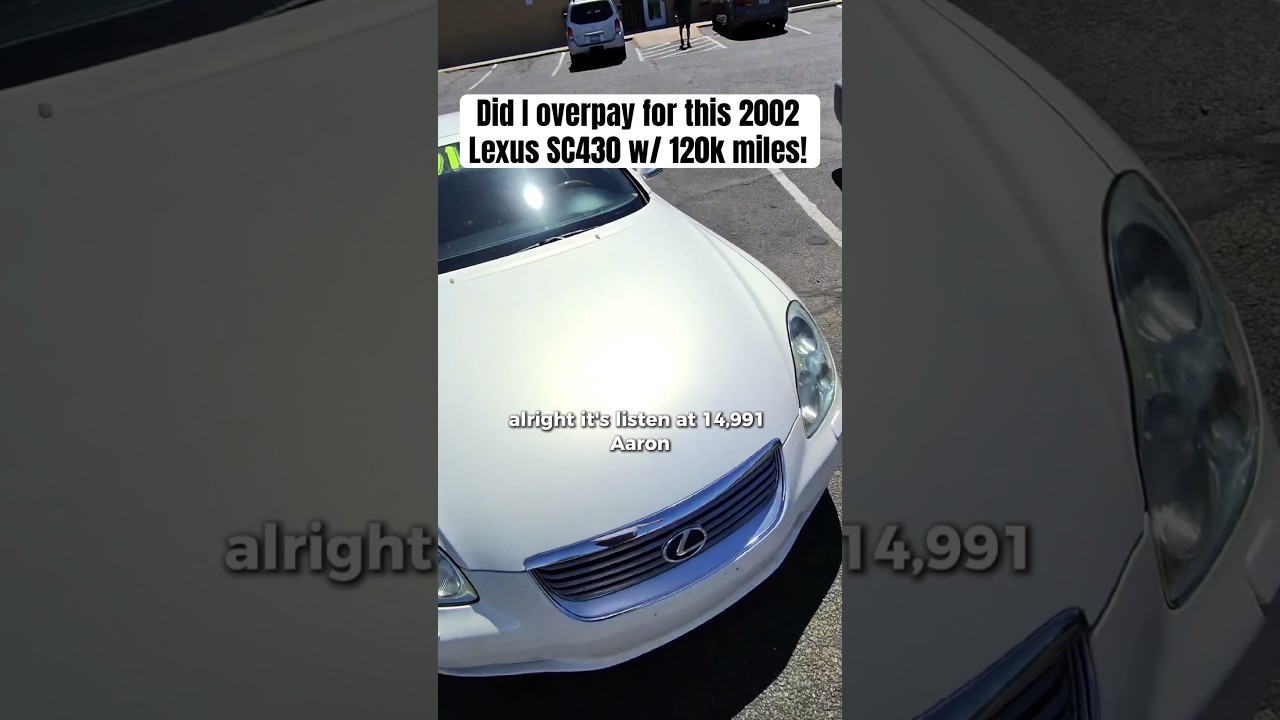 What would you pay for this Lexus SC430?