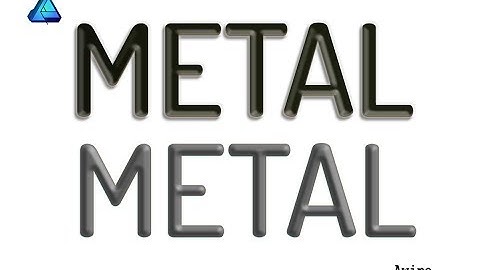 How to create a Metallic text effect in Affinity Designer_Step by Step tutorial