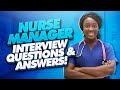 NURSE MANAGER Interview Questions And Answers! (Nursing Manager & Supervisor Interview TIPS!)