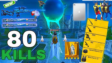 80 KILLS!!😍 NEW BEST LOOT GAMEPLAY WITH SILVANUS 🤑 MAX X-SUIT IN SPOOKY SOIREE MODE🔥PUBG MOBILE 🔥