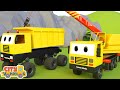 Construction vehicles rescue tractor bulldozer mixer and dump trucks for kids