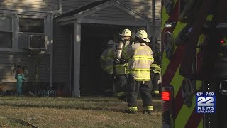 Crews working to put out apartment  fire in Springfield