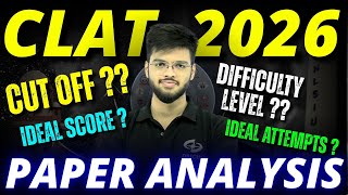 Clat 2026 Paper Ysis Clat 2026 Cut - Off Abhyuday Pandey