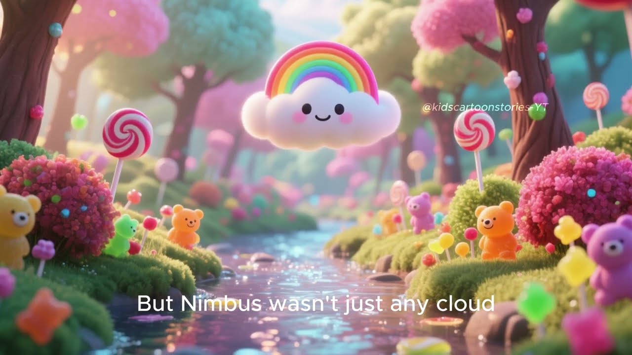 How a Little Squirrel Helped the Rainbow Cloud☁️🌈🐿️| Heartwarming Friendship Story for Kids