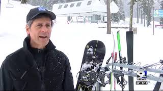 Winter weather brings snow to Willamette Pass