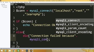 How to Create Connection with Database in PHP7 MySQLI || Learn PHP 7 MYSQLI.