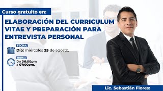 ELABORACIÓN DE CV Y PREPARACIÓN PARA ENTREVISTA PERSONAL | CURSO GRATUITO Y COMPLETO