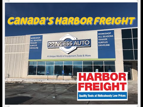 Shopping at Canada's Harbor Freight Princess Auto