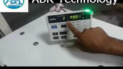 How to RESET all Program brother bartack KE 438