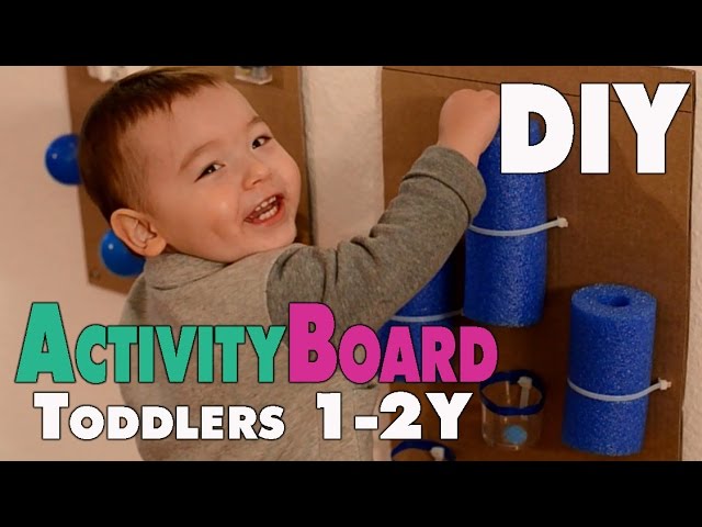 Activity Board Baby Selber Machen Weekend Diy Project Make A Toddler