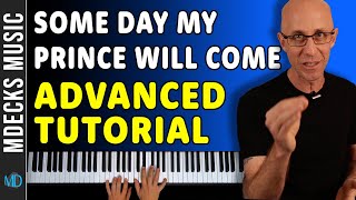 Video thumbnail of "How to Play The Real Book: Someday My Prince Will Come (Advanced Jazz Piano Tutorial)"