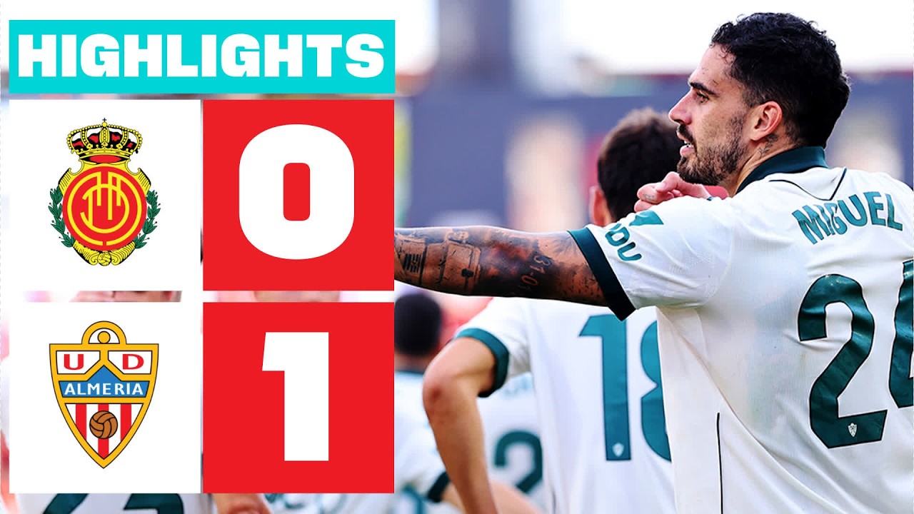 RCD MALLORCA 0 - 1 UD ALMERÍA | RESUMEN LALIGA HYPERMOTION