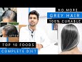 Top 10 Foods To Turn White Grey Hair To Black Hair Naturally Permanently in Only One Week by Dr. Raj