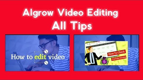 how to edit video like Algrow | kinemaster video editing | video editing |