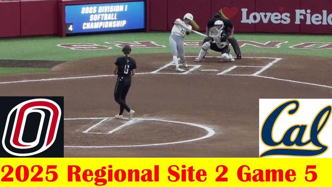 Omaha vs California Softball Game Highlights, 2025 NCAA Regional Site 2 Game 5
