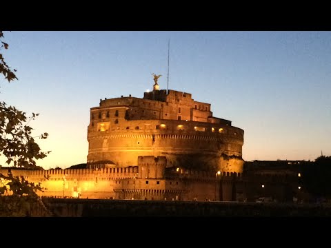 Video: Posjet Castel Sant Angelo u Rimu, Italija