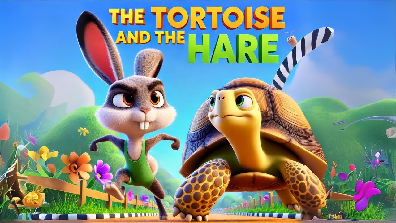 The Tortoise and the Hare | Bedtime Stories for Kids in English | Fairy ...