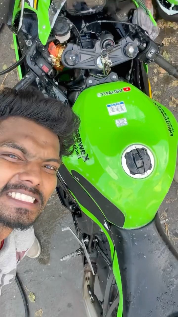 A warm coldstart after 💯 days 🥺#youtubeshorts #shortsviral Zx6r