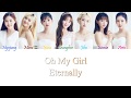 Oh My Girl - Eternally Kan/Rom/Eng Color Coded Lyrics