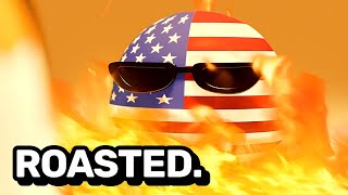 COUNTRIES GET ROASTED | Countryballs Compilation