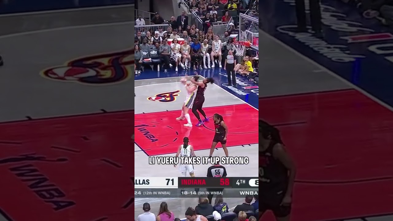 🔥 Li Yueru scores inside | Dallas Wings WNBA women's basketball 