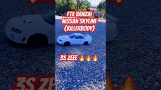 FTX Banzaï Skyline 3S 🔥 Je test et je fume 4 pneus avec une lipo zeee 3s🔥 ce châssis est PARFAIT🔥