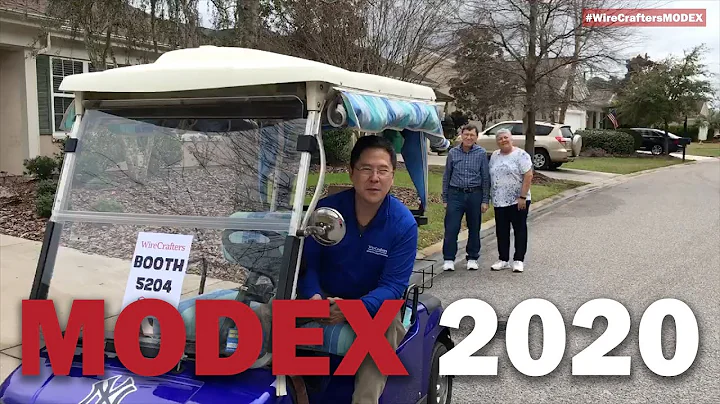 Garry Yuen Drives to MODEX in his Golf Cart