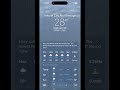 Rare IOS weather Animation Freezing Rain day