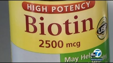 Beauty vitamin biotin may affect medical test results I ABC7