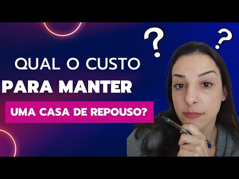 Quanto custa manter uma Casa de Repouso por mês? (custos fixos e variáveis)